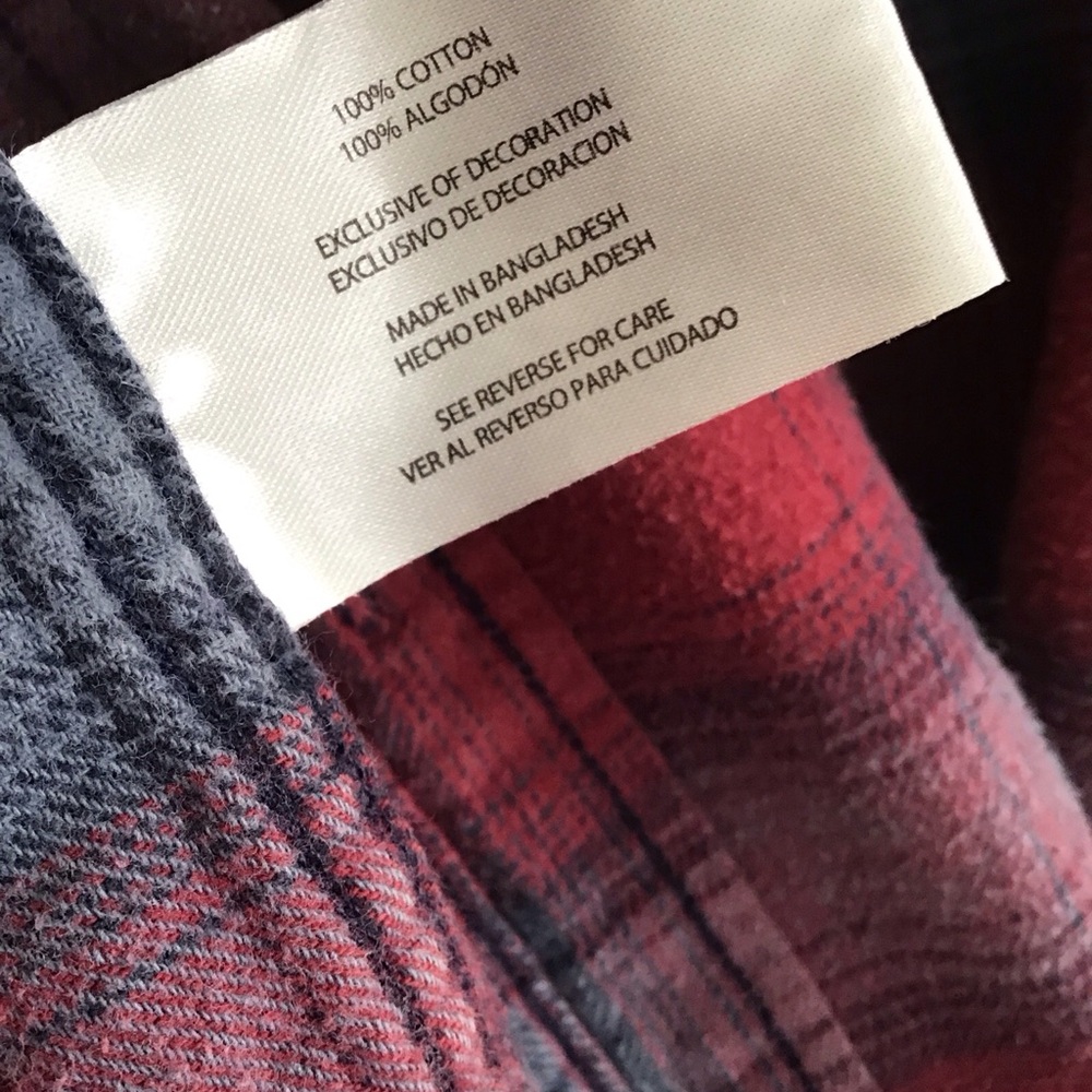 Eddie Bauer Mens Size XL Long Sleeve Button Front Plaid Flannel Shirt - Picture 3 of 6